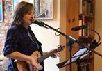 Steffi Postol Goodfield performing at a jam. -DAVID GROSSMAN on fb